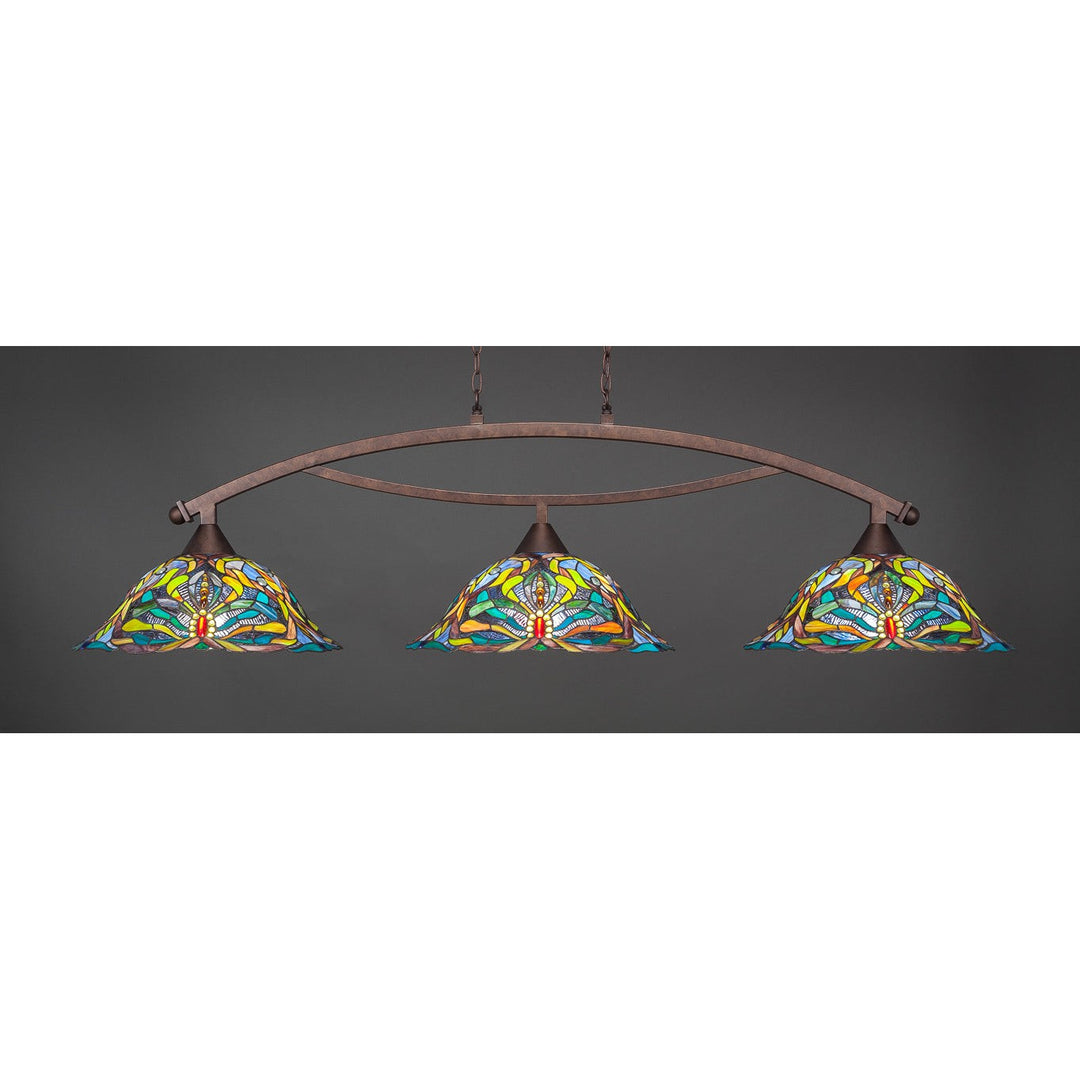 Toltec Bow 873-brz-990 Pendant Light - Bronze