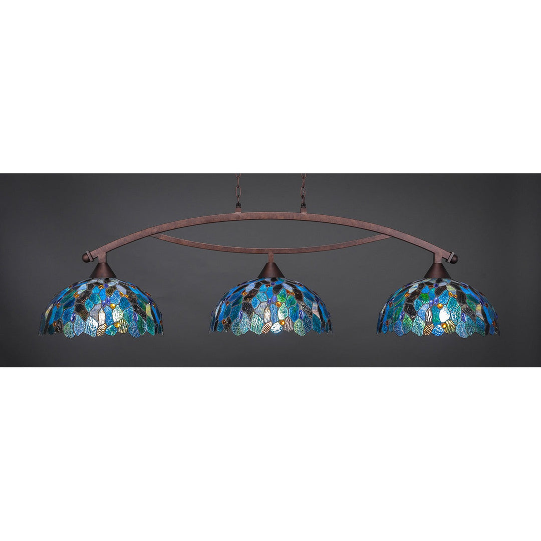 Toltec Bow 873-brz-995 Pendant Light - Bronze