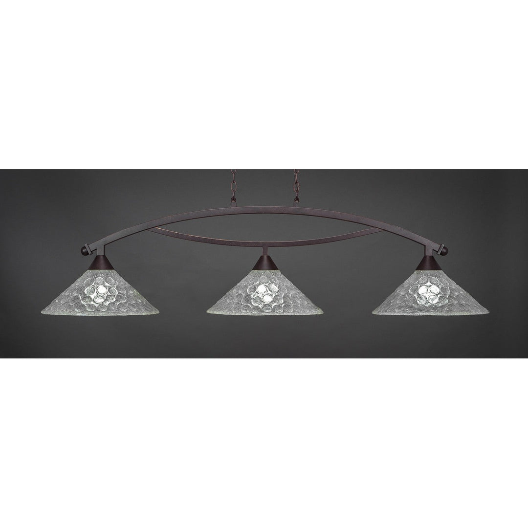Toltec Bow 873-dg-411 Pendant Light - Dark Granite