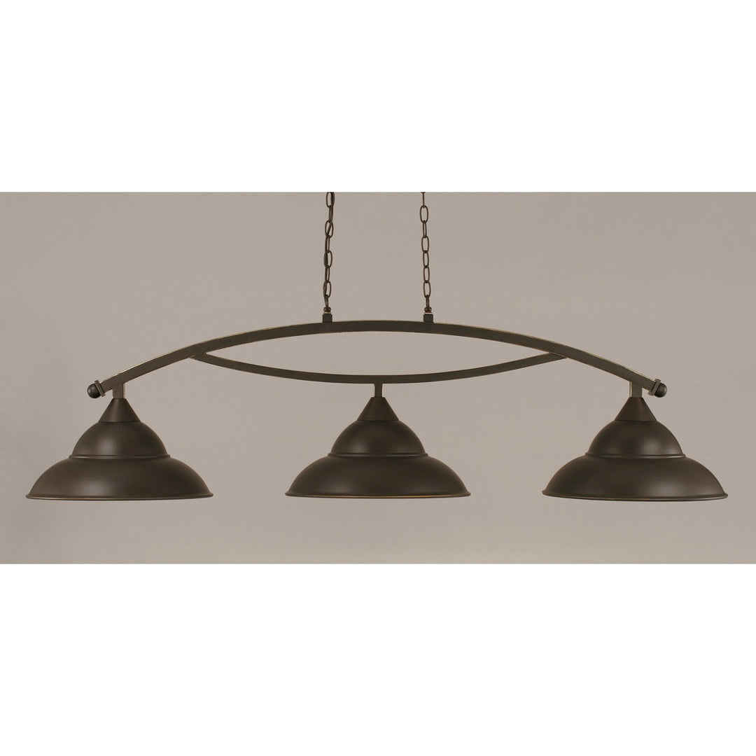 Toltec Bow 873-dg-429-dg Pendant Light - Dark Granite