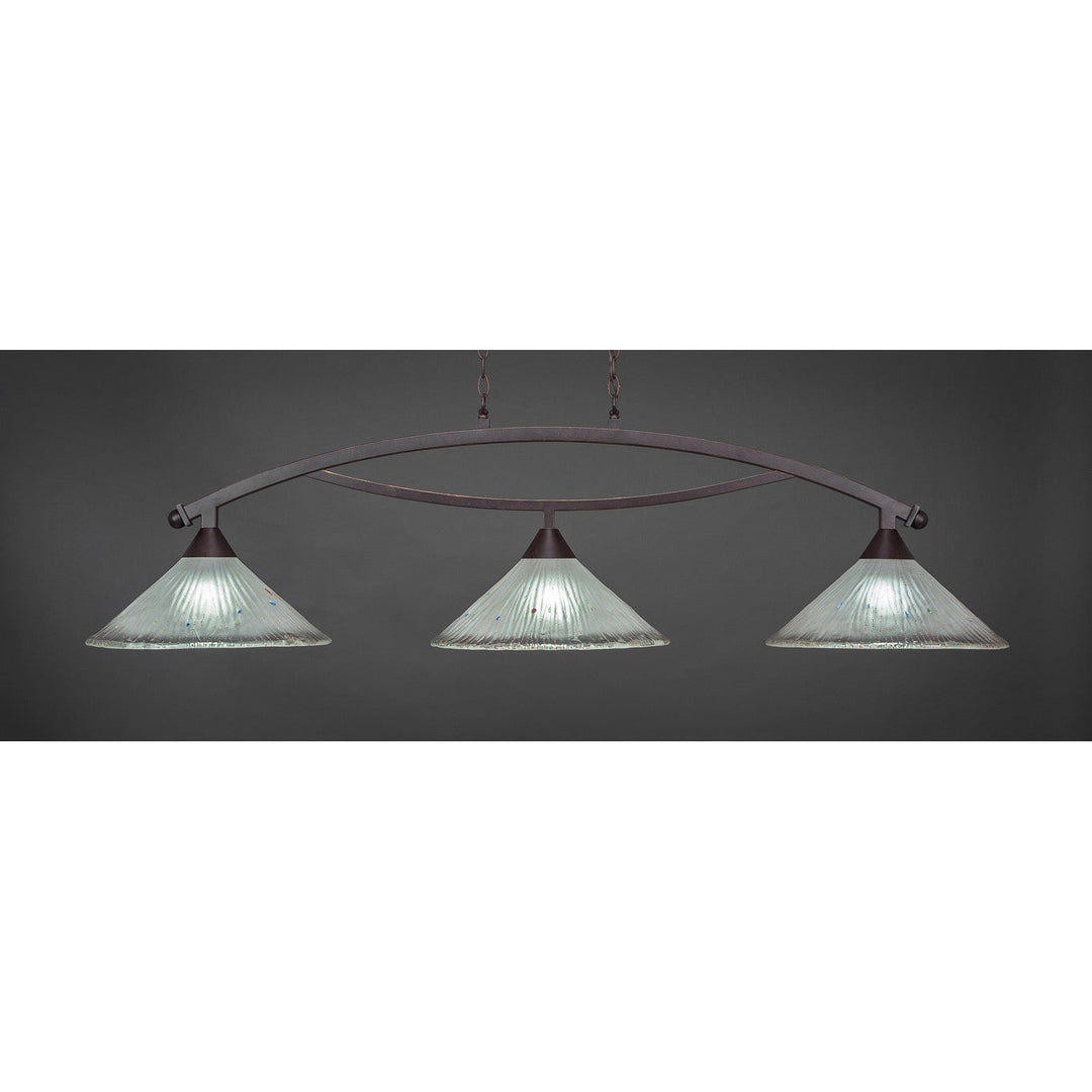 Toltec Bow 873-dg-711 Pendant Light - Dark Granite