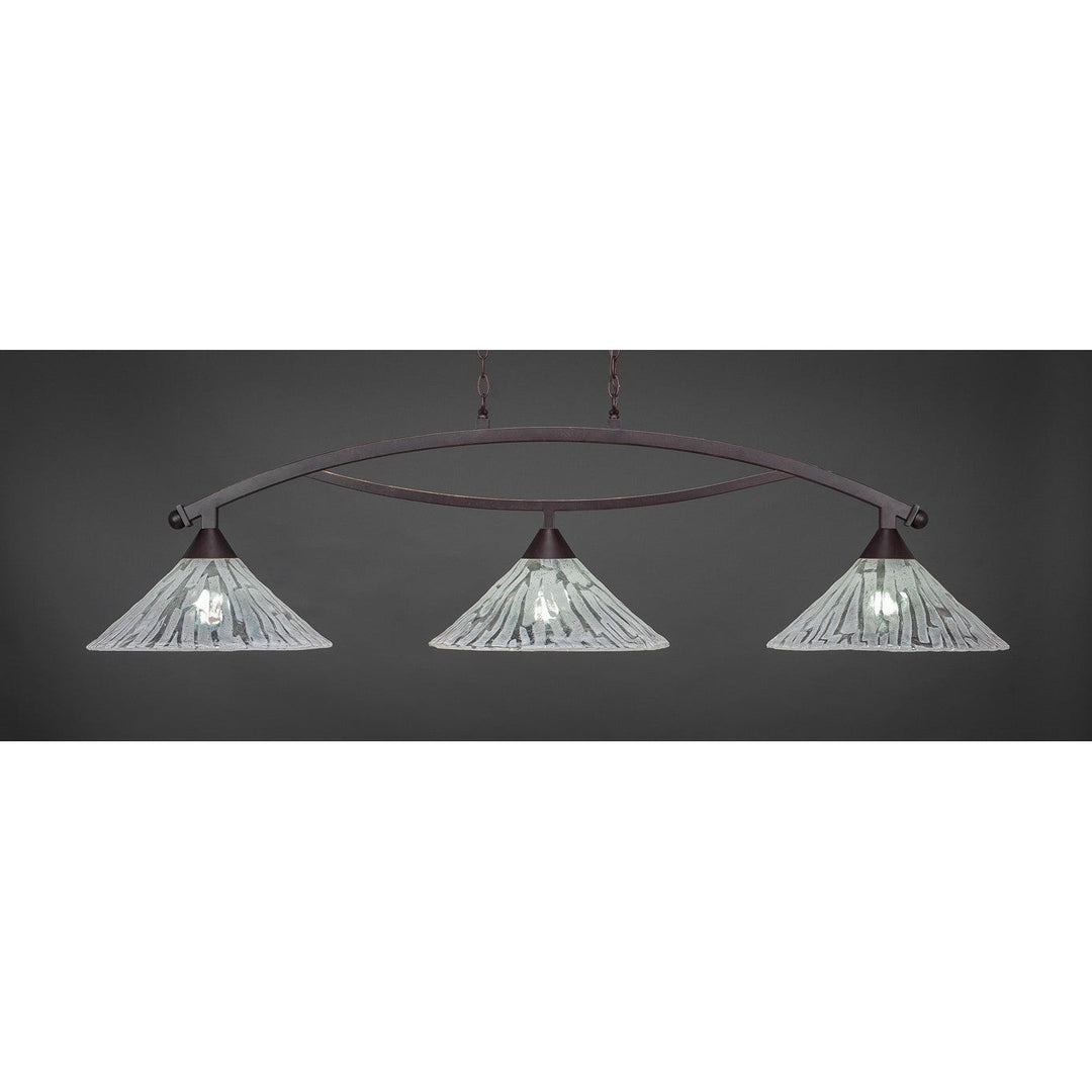 Toltec Bow 873-dg-719 Pendant Light - Dark Granite
