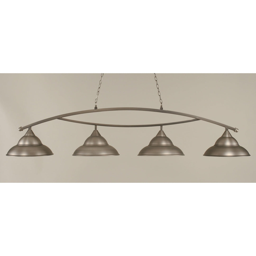 Toltec Bow 874-bn-429-bn Pendant Light - Brushed Nickel