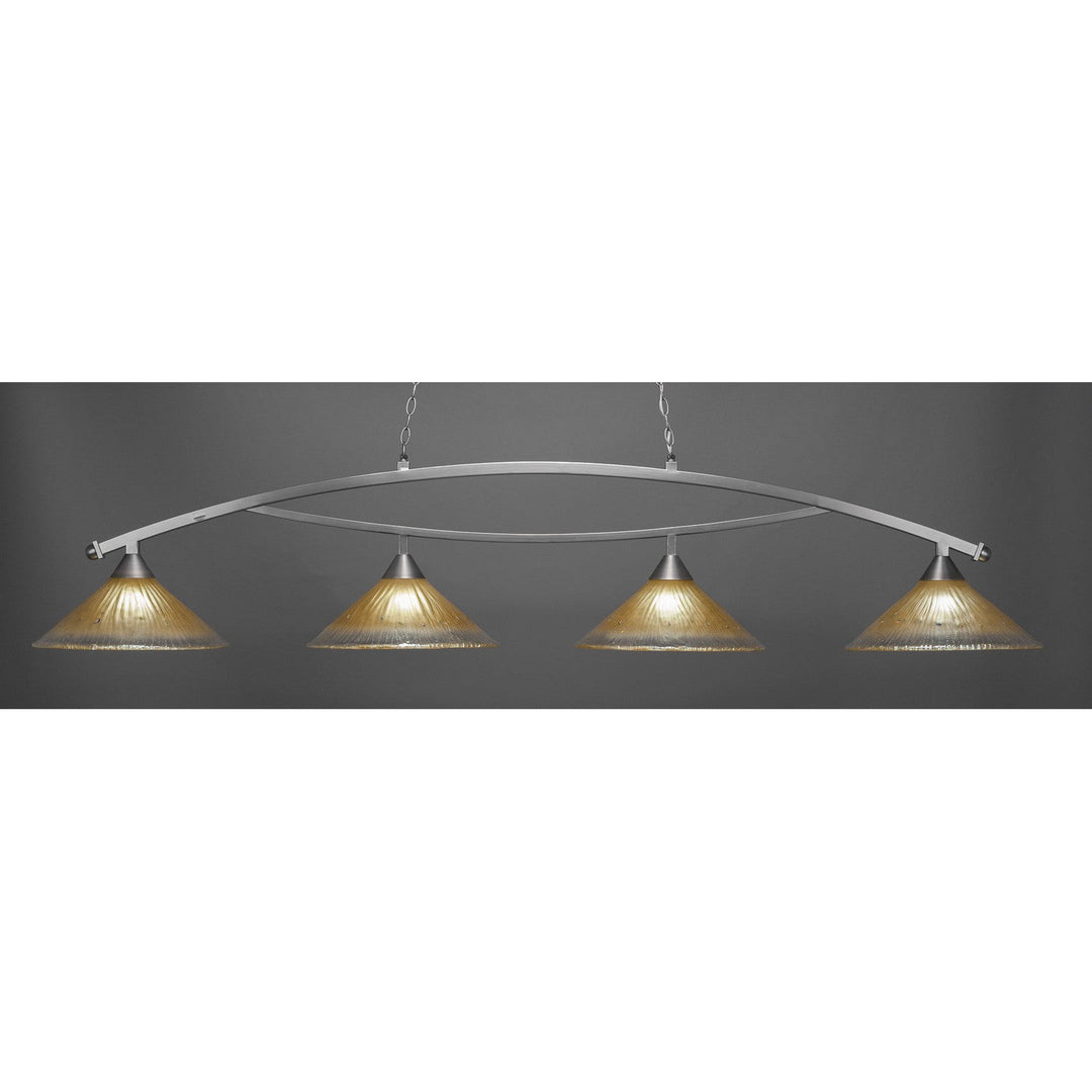Toltec Bow 874-bn-710 Pendant Light - Brushed Nickel