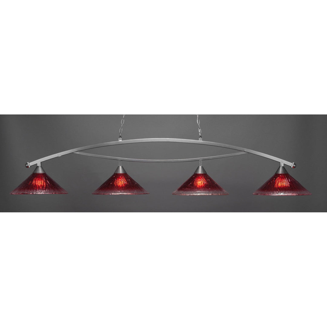 Toltec Bow 874-bn-716 Pendant Light - Brushed Nickel