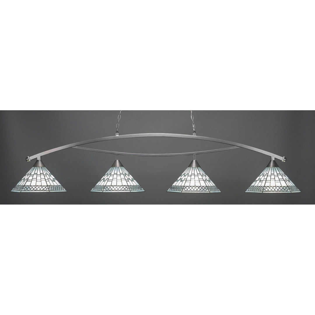 Toltec Bow 874-bn-910 Pendant Light - Brushed Nickel