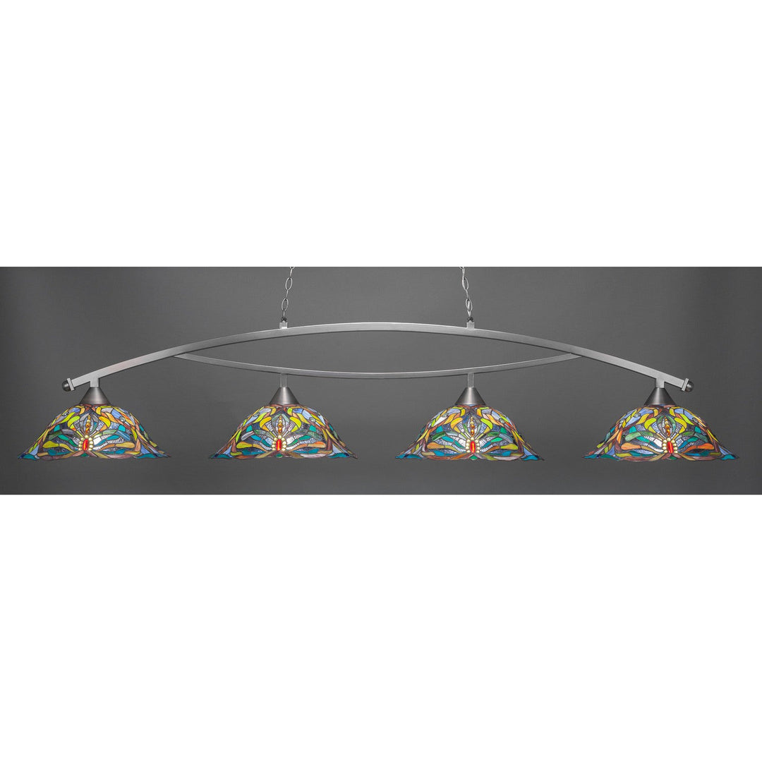 Toltec Bow 874-bn-990 Pendant Light - Brushed Nickel