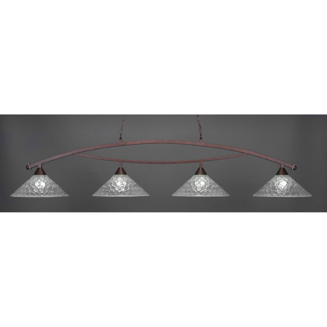 Toltec Bow 874-brz-411 Pendant Light - Bronze