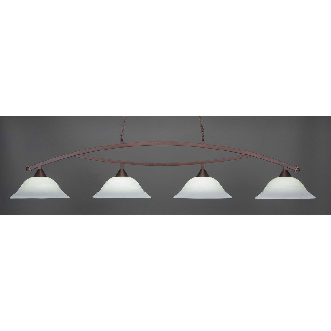 Toltec Bow 874-brz-612 Pendant Light - Bronze