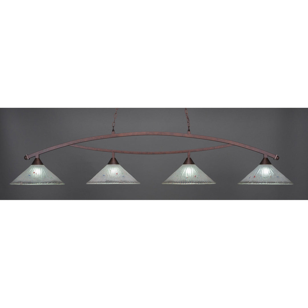 Toltec Bow 874-brz-711 Pendant Light - Bronze