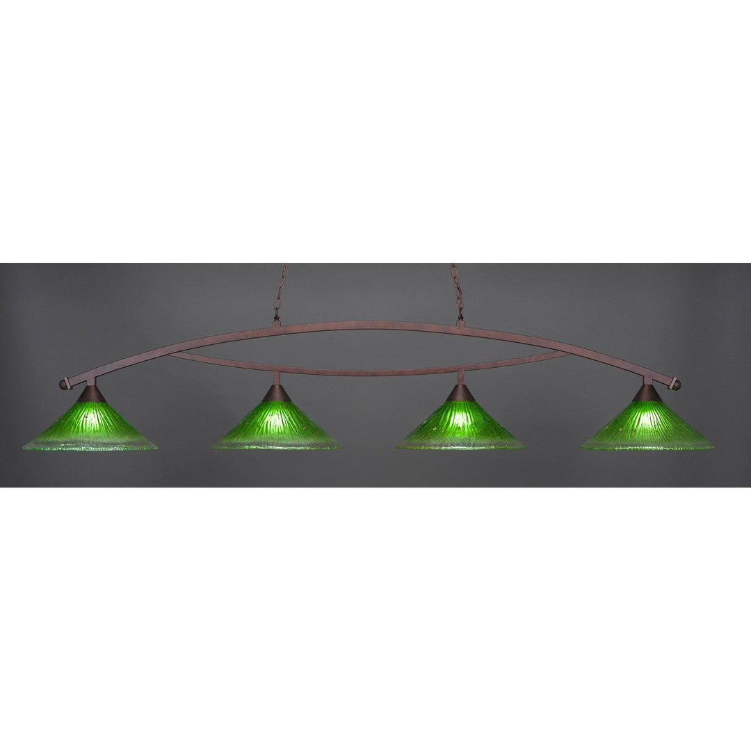 Toltec Bow 874-brz-717 Pendant Light - Bronze