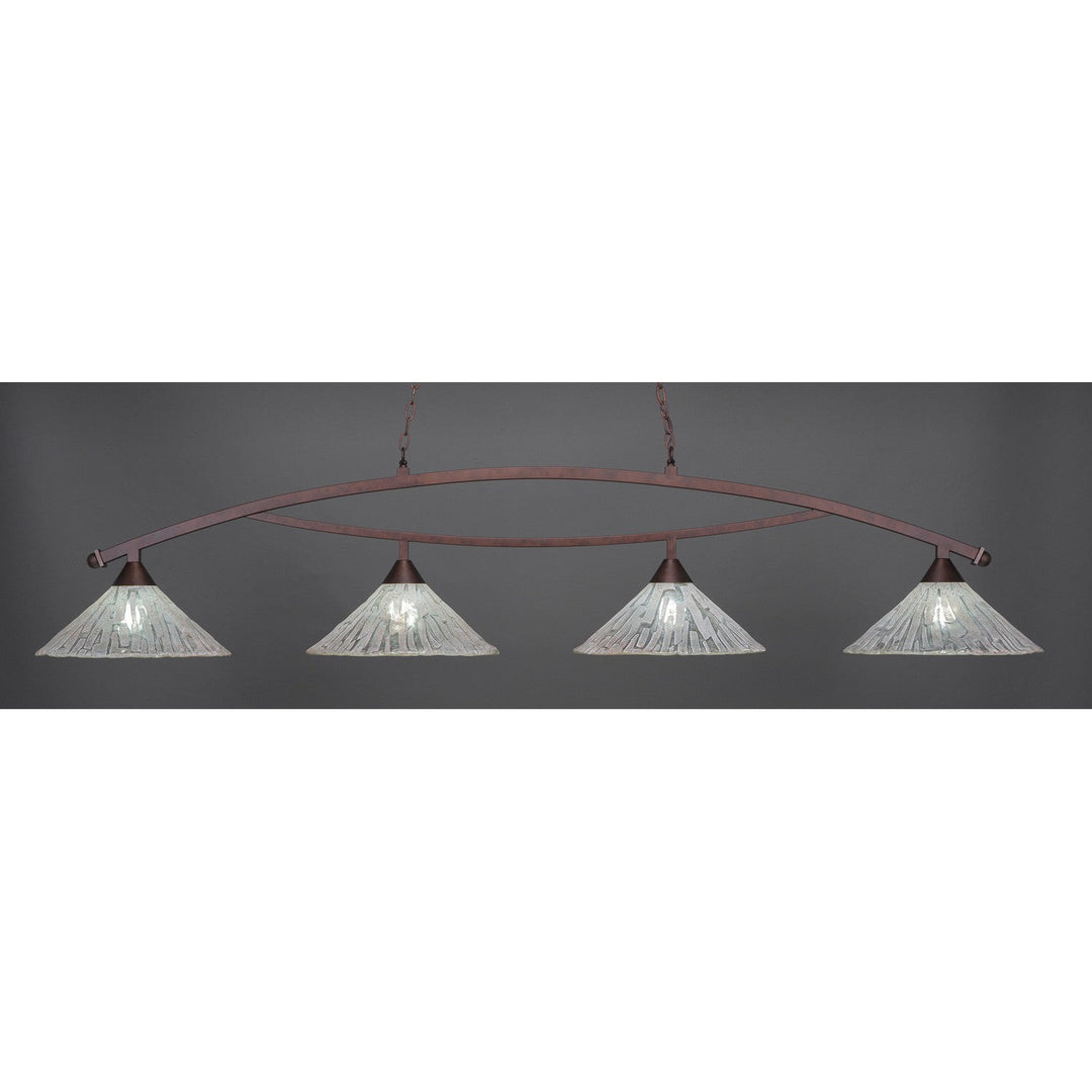 Toltec Bow 874-brz-719 Pendant Light - Bronze