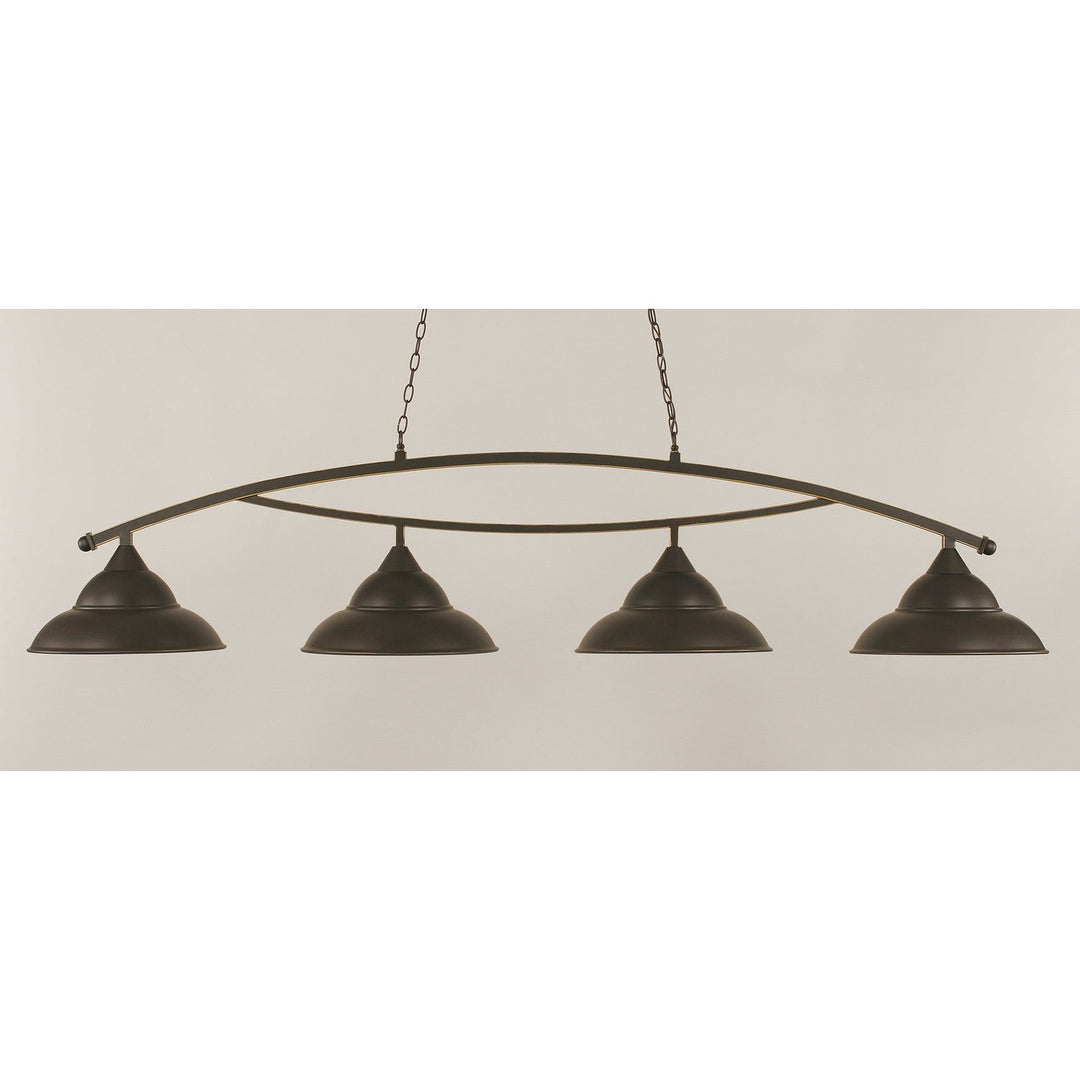 Toltec Bow 874-dg-429-dg Pendant Light - Dark Granite