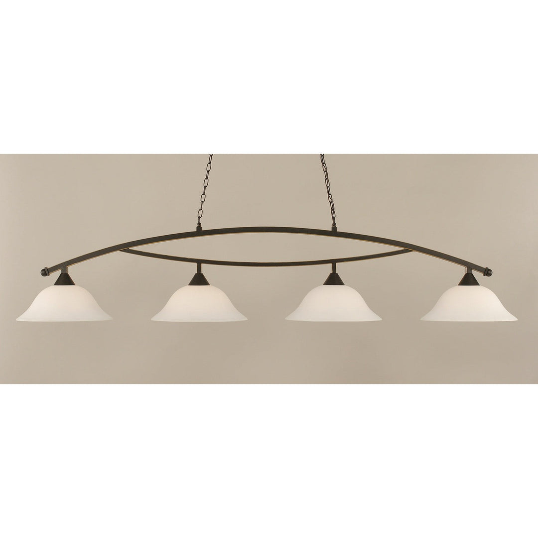 Toltec Bow 874-dg-612 Pendant Light - Dark Granite