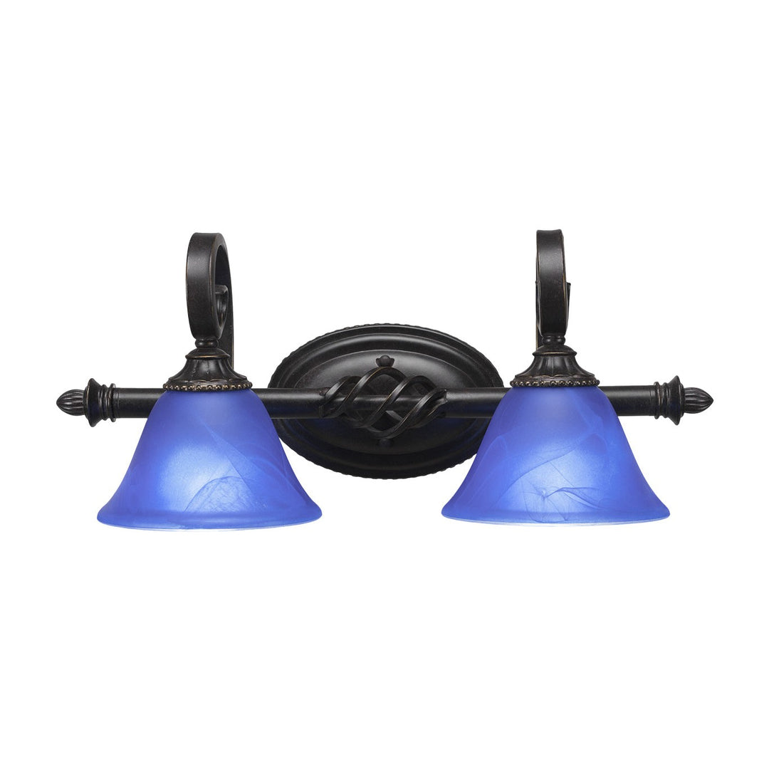 Toltec Eleganté 162-dg-4155 Bath Vanity Light 21 in. wide - Dark Granite