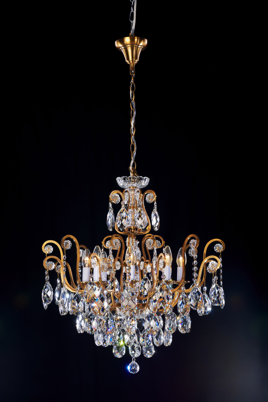 Bethel International Chandelier Light BET63 Chandelier Light - Antique Brass