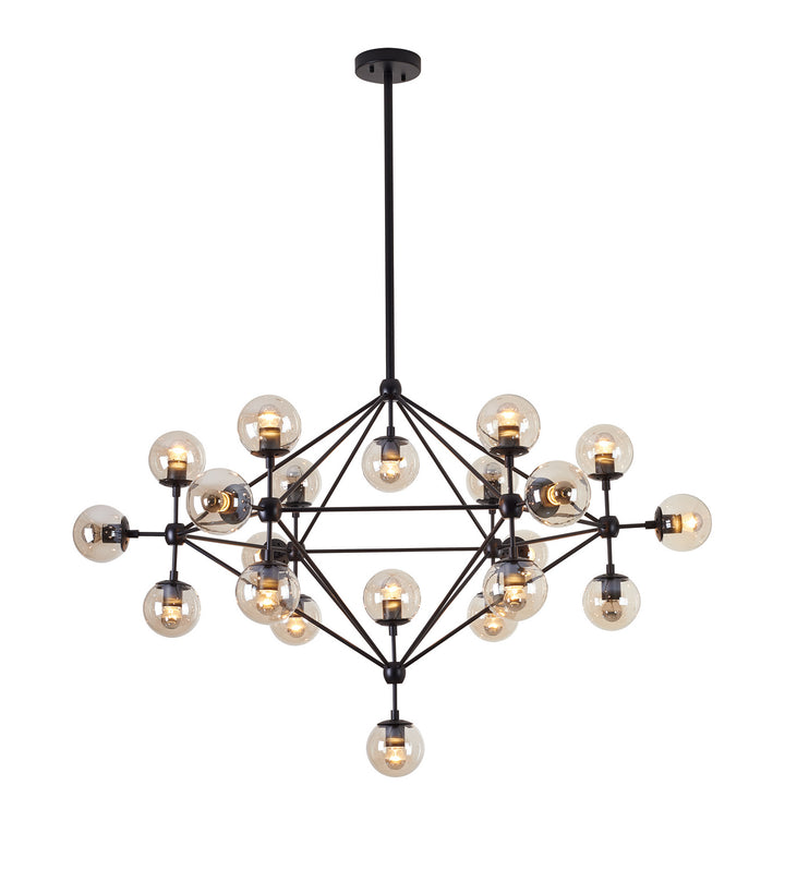 Bethel International Pendant DU01 Chandelier Light - Black