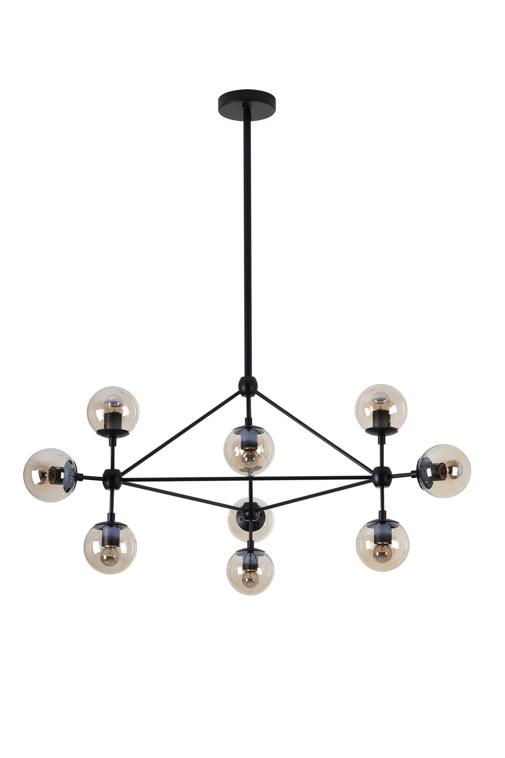 Bethel International Pendant DU03 Chandelier Light - Black