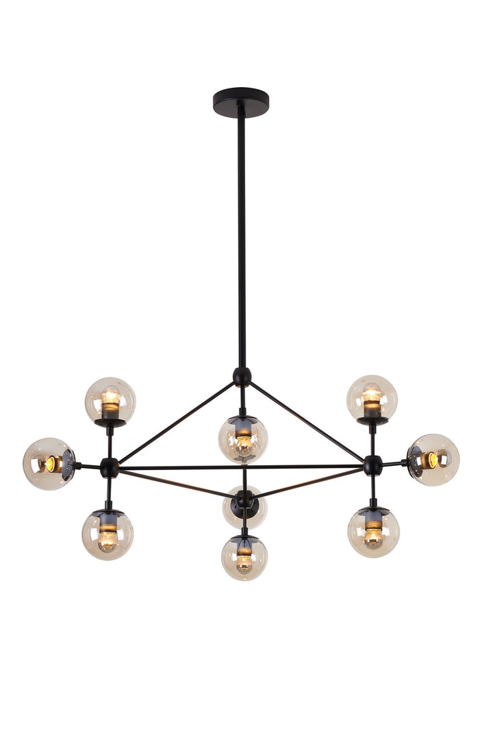 Bethel International Pendant DU03 Chandelier Light - Black