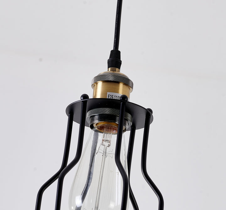 Bethel International Pendant DU08P Pendant Light - Black