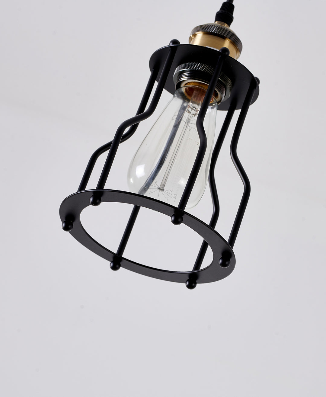 Bethel International Pendant DU08P Pendant Light - Black