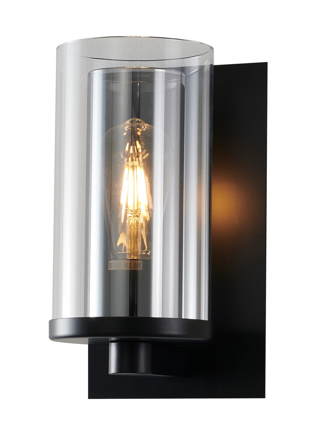 Bethel International Sconce DU11 Wall Sconce Light - Black
