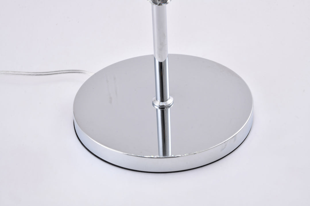 Bethel International LX03T Modern Table Lamp Lamp Chrome