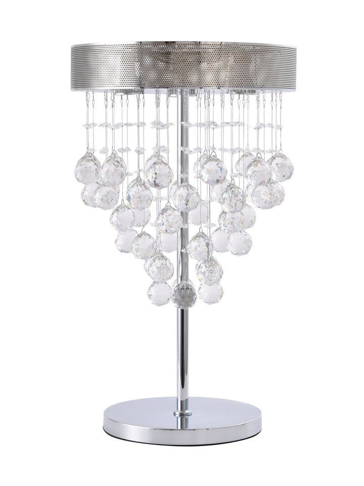 Bethel International LX03T Modern Table Lamp Lamp Chrome