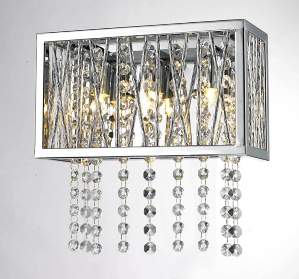 Bethel International Sconce YS579-3W Wall Sconce Light - Clear