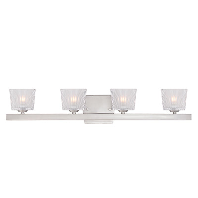 Designers Fountain Volare 68104-SP Bath Vanity Light 29 in. wide - Satin Platinum