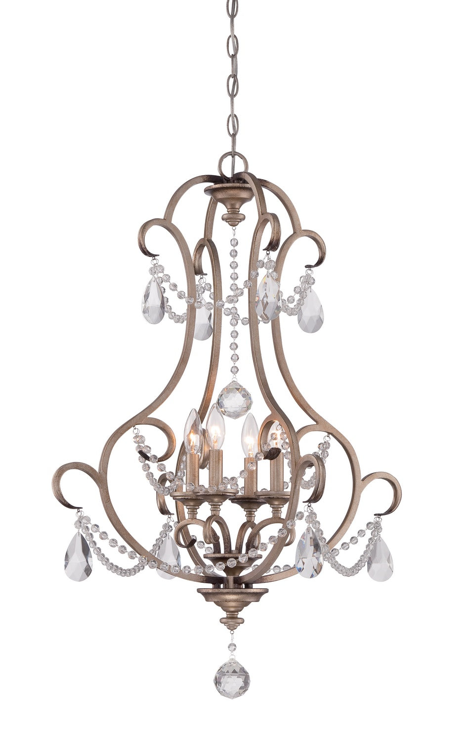 Designers Fountain Gala 86054-ARS Chandelier Light - Argent Silver
