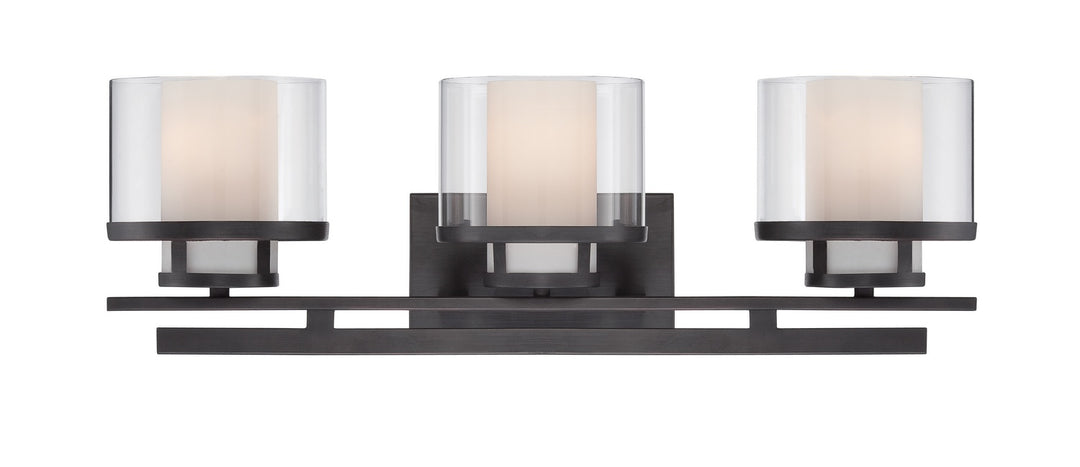 Designers Fountain Fusion 86103-BBR Bath Vanity Light 25 in. wide - Biscayne Bronze