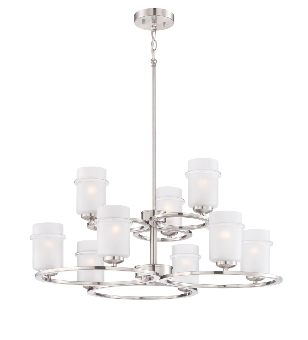 Designers Fountain Omega 86689-SP Chandelier Light - Satin Platinum