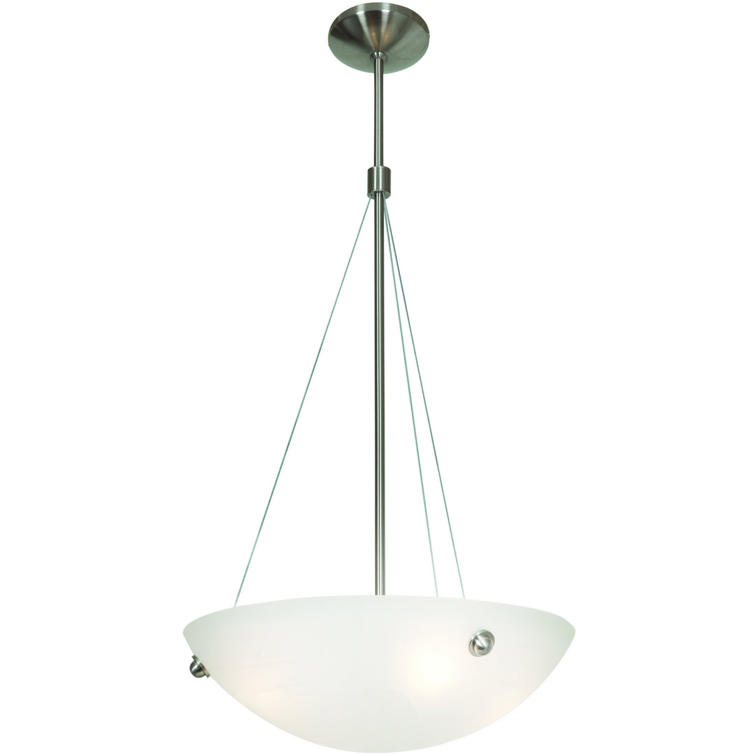 Access Noya 23072-BS/WHT Pendant Light - Brushed Steel