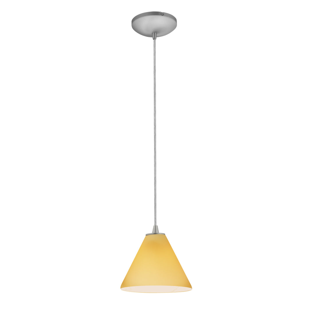 Access Martini 28004-1C-BS/AMB Pendant Light - Brushed Steel