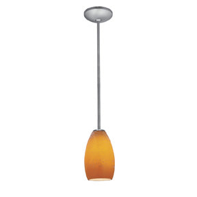 Access Champagne 28012-1R-BS/MYA Pendant Light - Brushed Steel