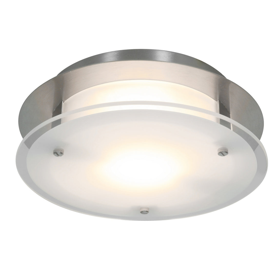 Access Vision Round 50036LEDD-BS/FST Ceiling Light - Brushed Steel