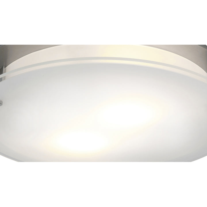 Access Vision Round 50038LEDD-BS/FST Ceiling Light - Brushed Steel