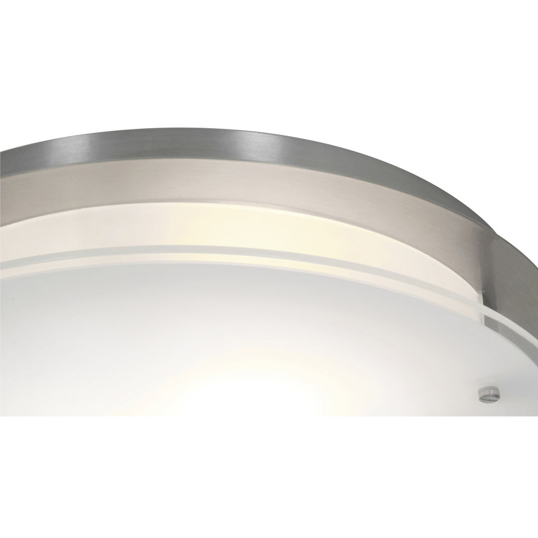 Access Vision Round 50038LEDD-BS/FST Ceiling Light - Brushed Steel