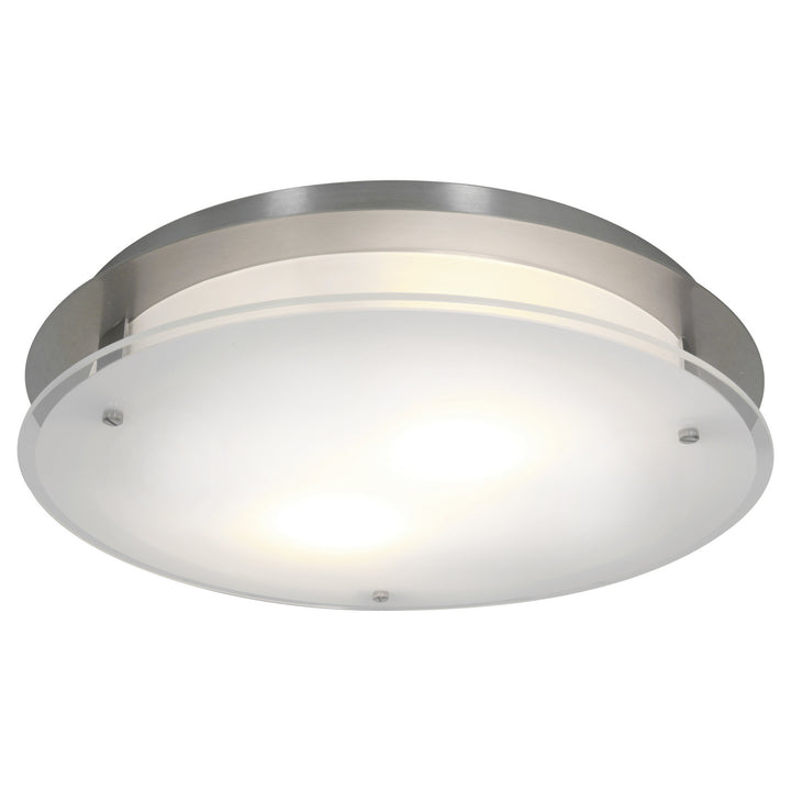 Access Vision Round 50038LEDD-BS/FST Ceiling Light - Brushed Steel