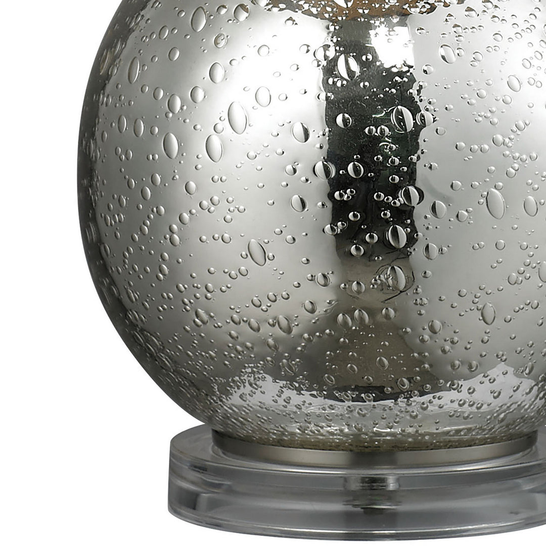 Elk Lighting D252-LED Bubble Glass Lamp Silver Mercury
