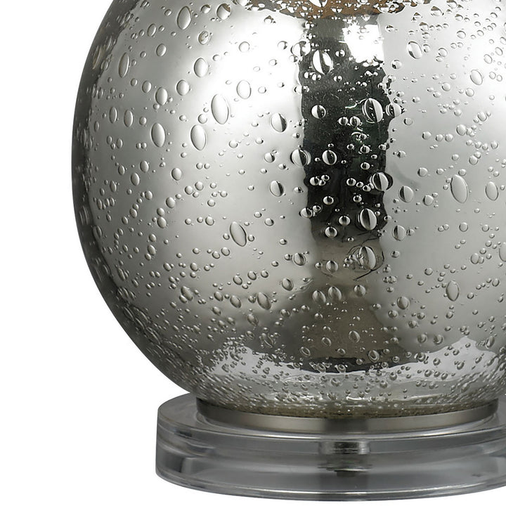 Elk Lighting D252-LED Bubble Glass Lamp Silver Mercury