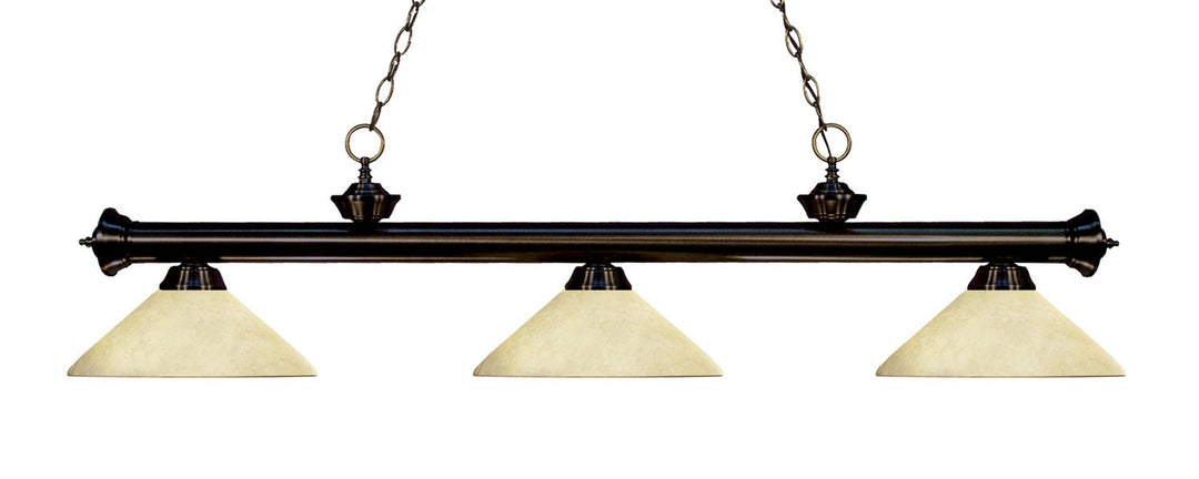 Z-Lite Riviera 200-3BRZ-AGM14 Pendant Light - Bronze