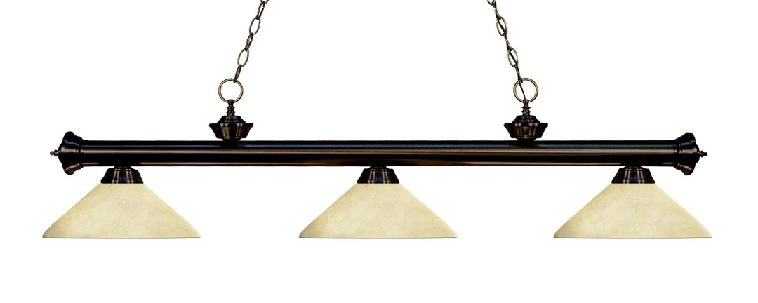 Z-Lite Riviera 200-3BRZ-AGM14 Pendant Light - Bronze