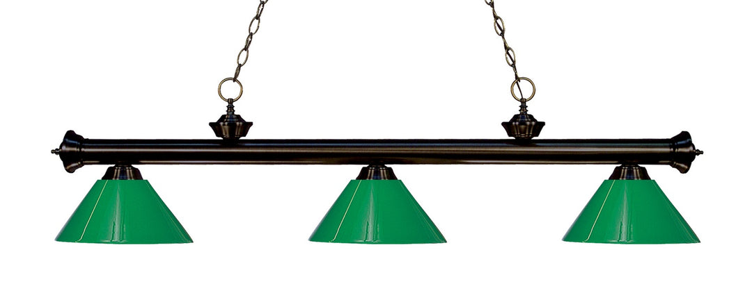 Z-Lite Riviera 200-3BRZ-PGR Pendant Light - Bronze