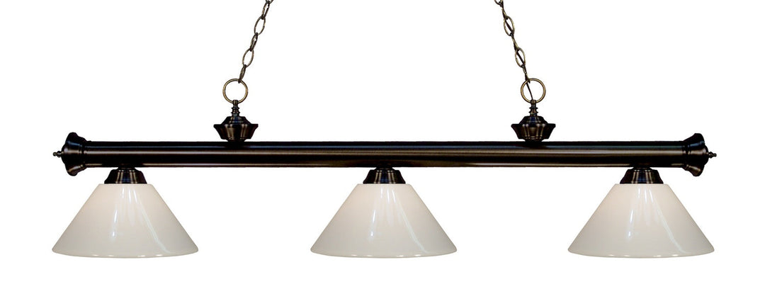 Z-Lite Riviera 200-3BRZ-PWH Pendant Light - Bronze