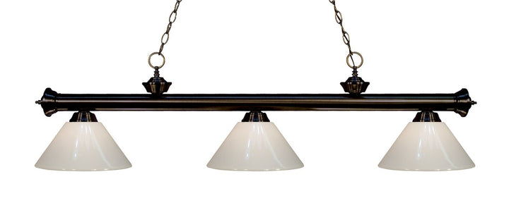 Z-Lite Riviera 200-3BRZ-PWH Pendant Light - Bronze