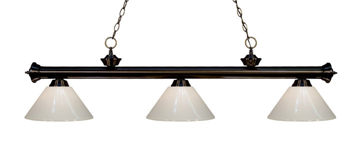 Z-Lite Riviera 200-3BRZ-PWH Pendant Light - Bronze
