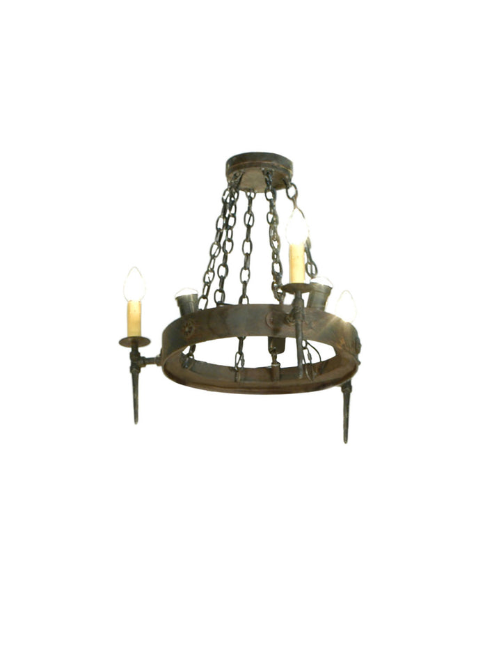 Meyda Tiffany Warwick 112811 Chandelier Light - Dark Roast