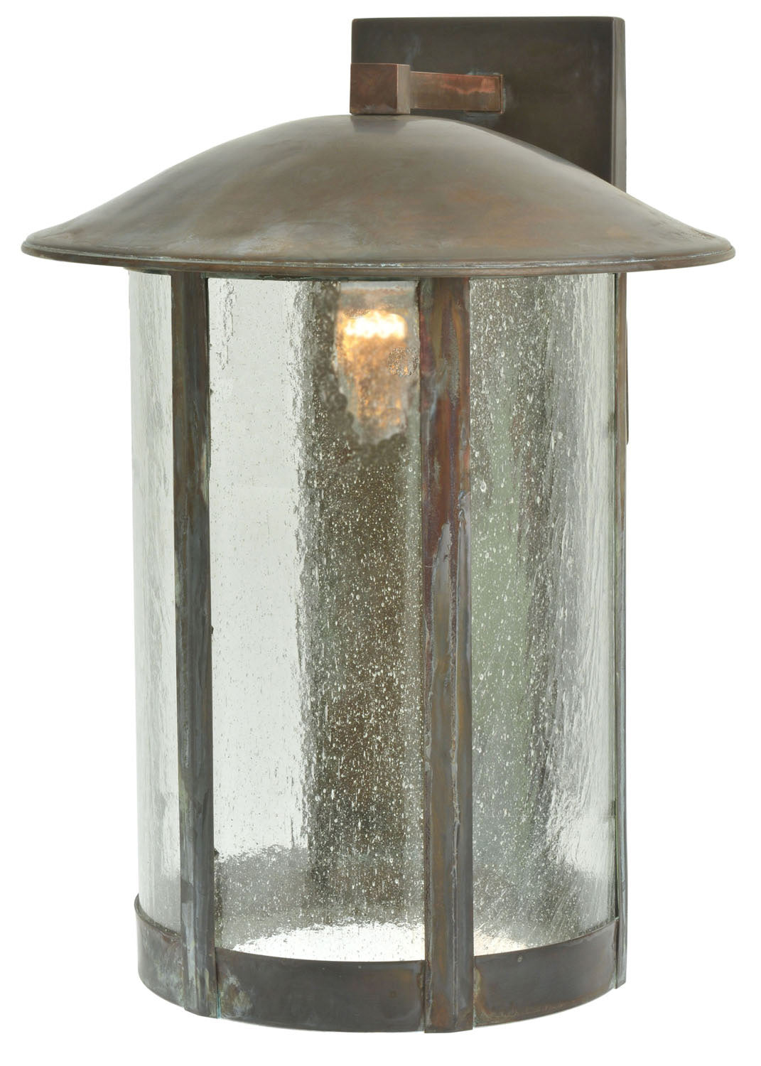 Meyda Tiffany Lighting 112832 Lake Charles One Light Wall Sconce Outdoor Bronze / Dark